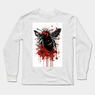 Bumblebee Ink Painting Long Sleeve T-Shirt